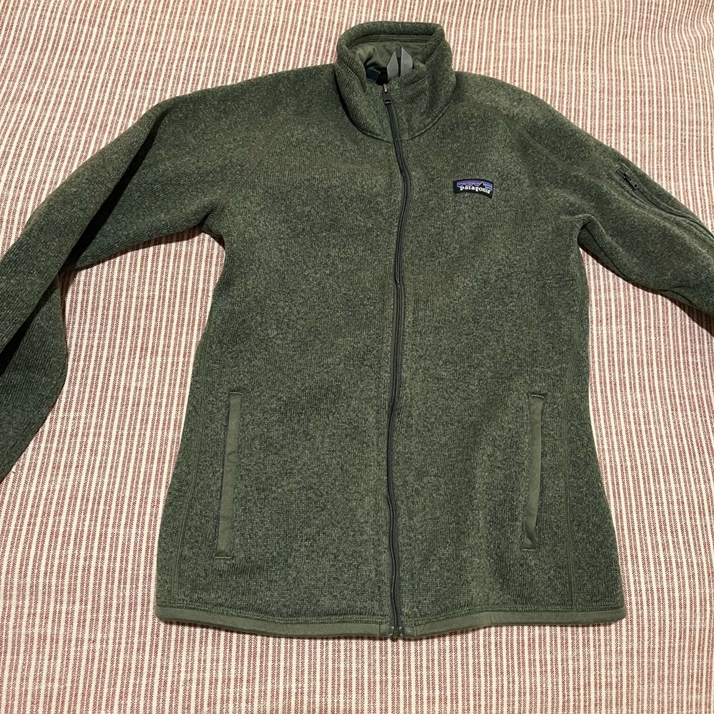 Patagonia Green Full-Zip Fleece Jacket XS